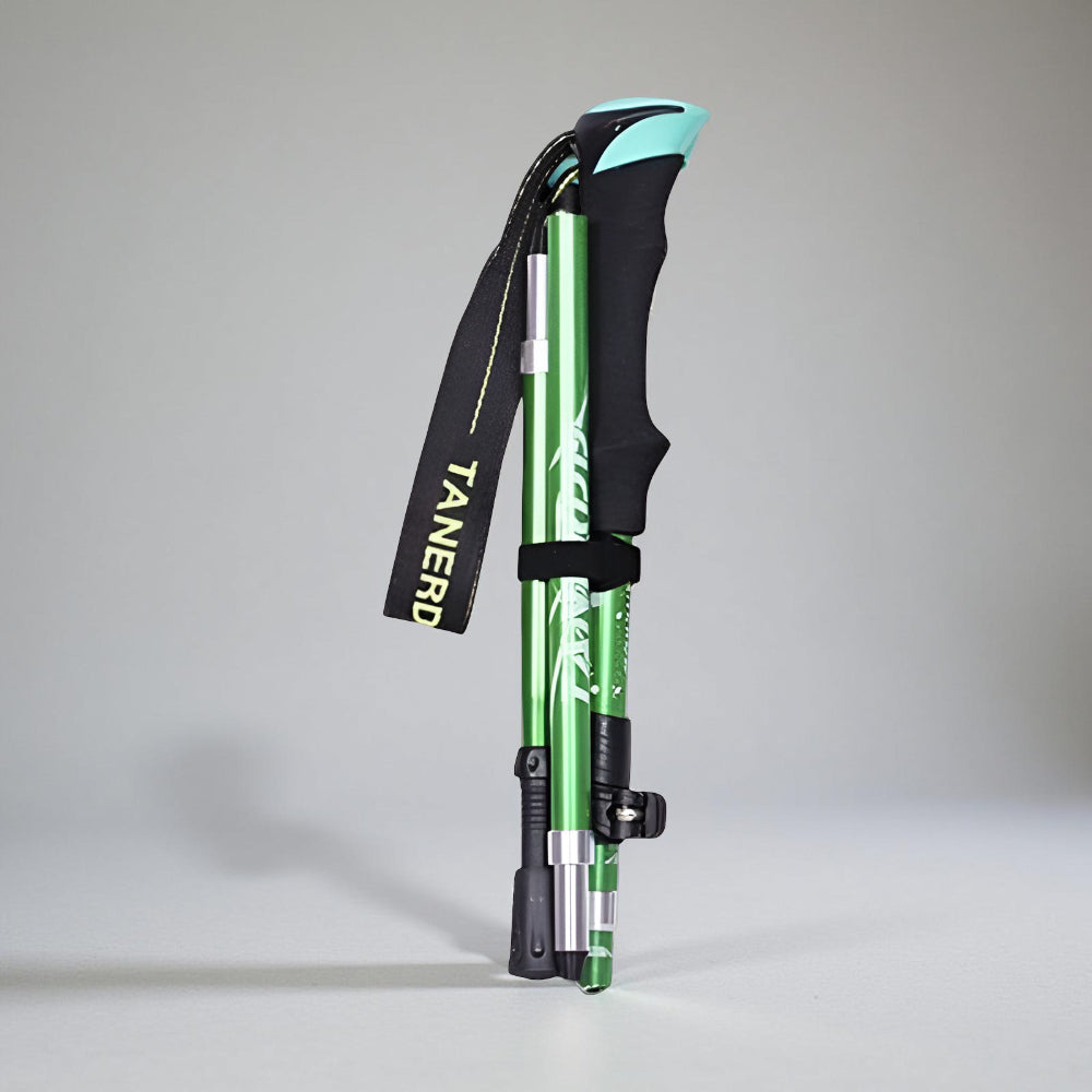Bâtons de randonnée pliables, vert | Lavu Home