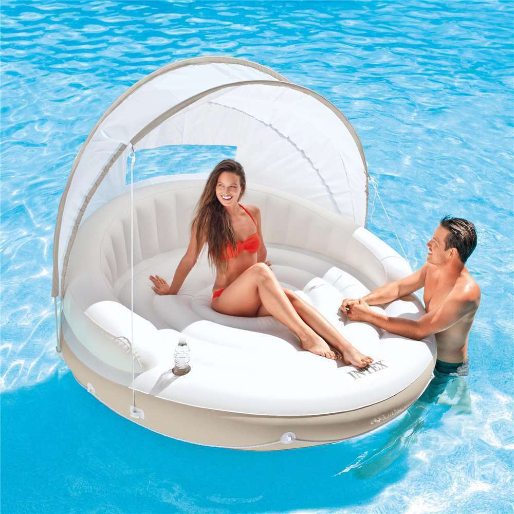 Bouée de piscine avec auvent d’ombrage | Lavu Home