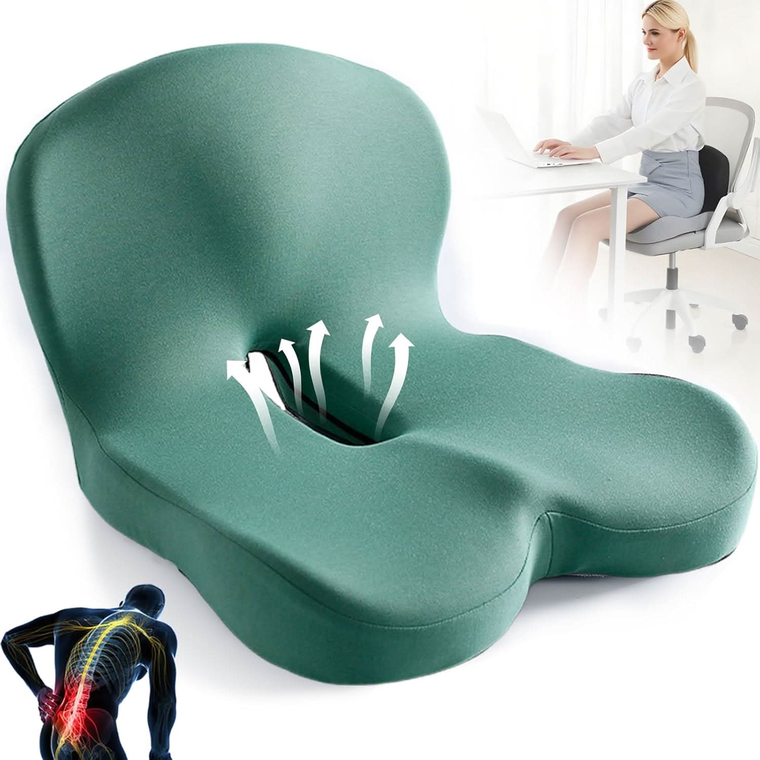 Coussin en mousse à mémoire de forme moulé | Lavu Home