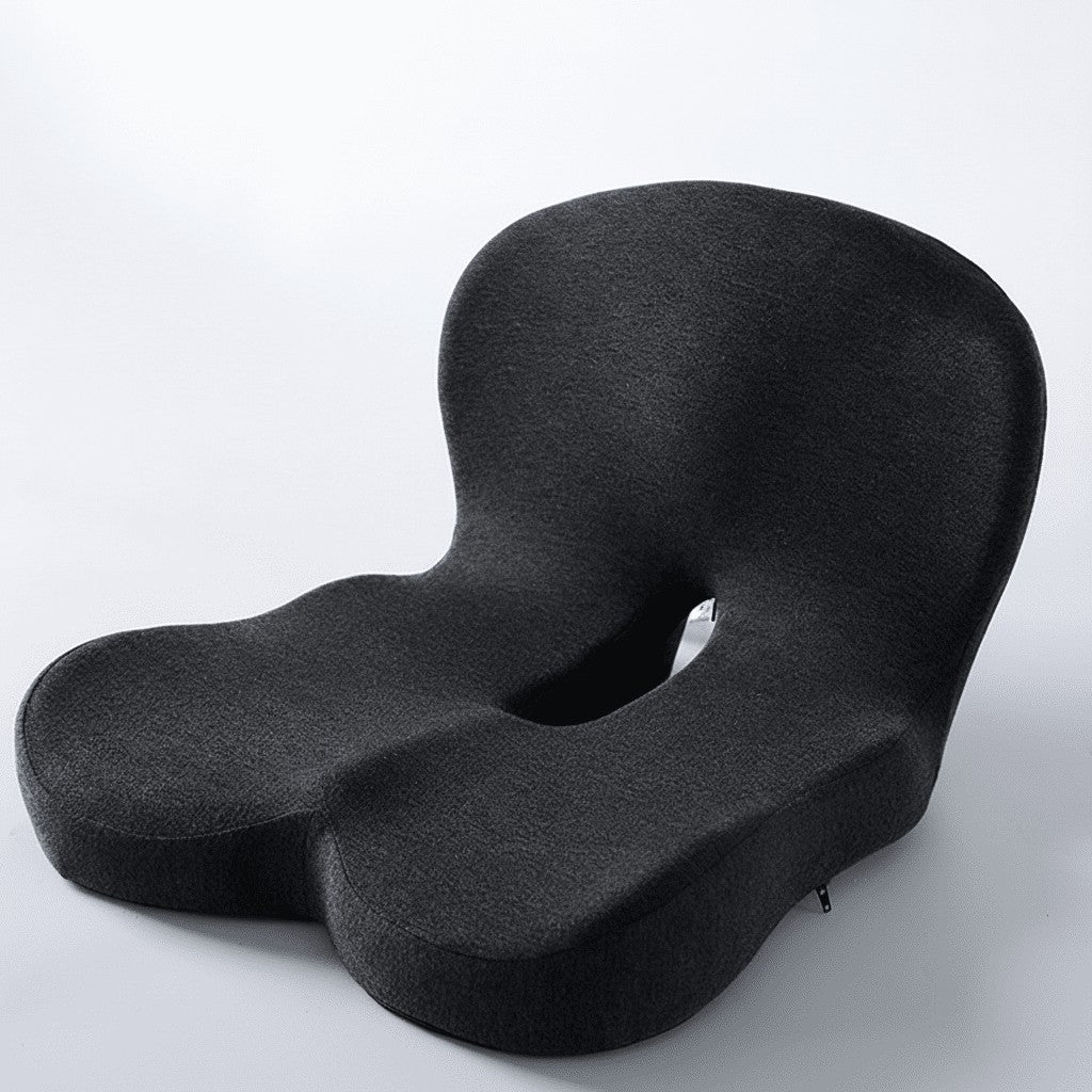 Coussin en mousse à mémoire de forme moulé, noir | Lavu Home
