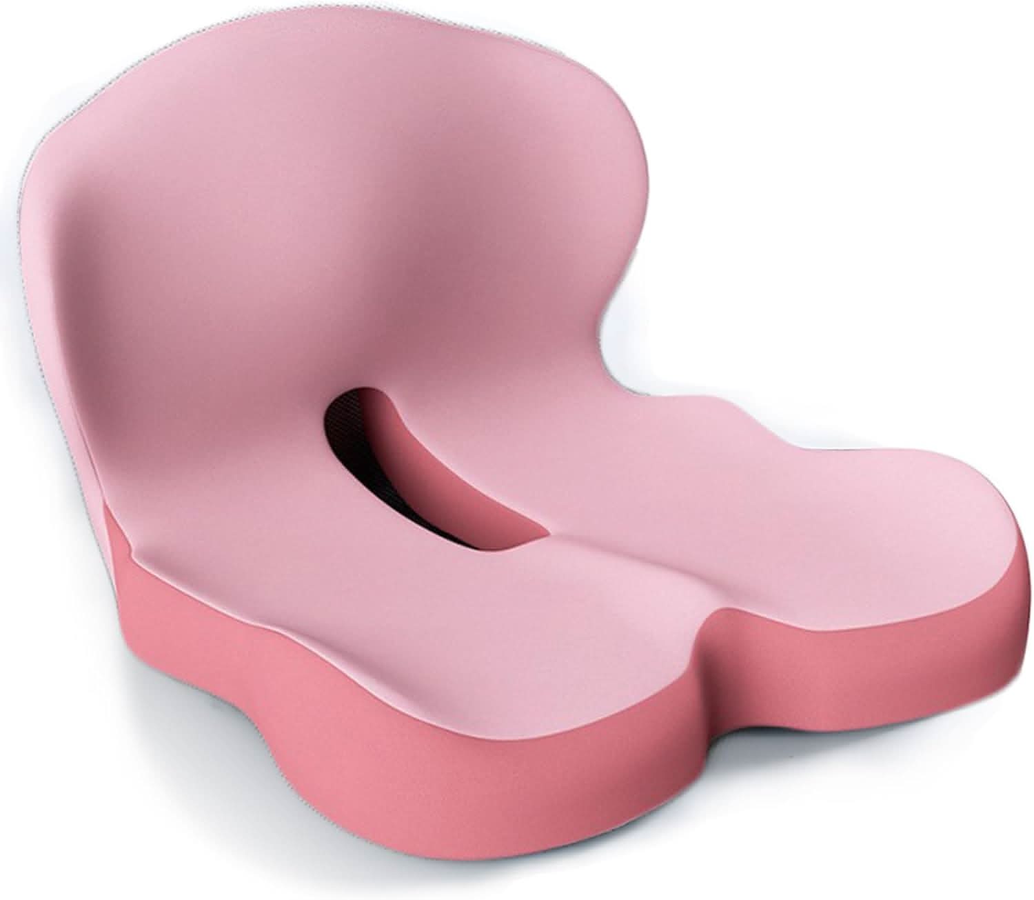 Coussin en mousse à mémoire de forme moulé, rose | Lavu Home
