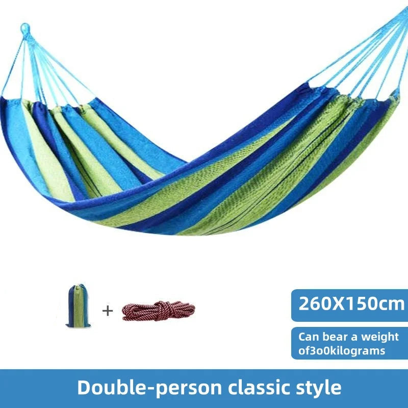 Hamac en toile à rayures | Lavu Home