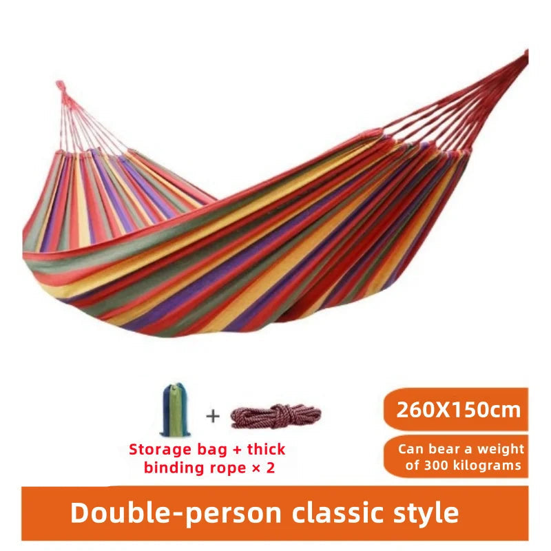 Hamac en toile à rayures | Lavu Home