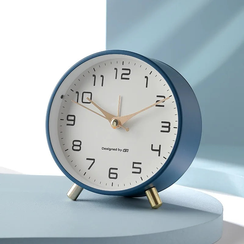 Horloge de table ronde, bleu | Lavu Home