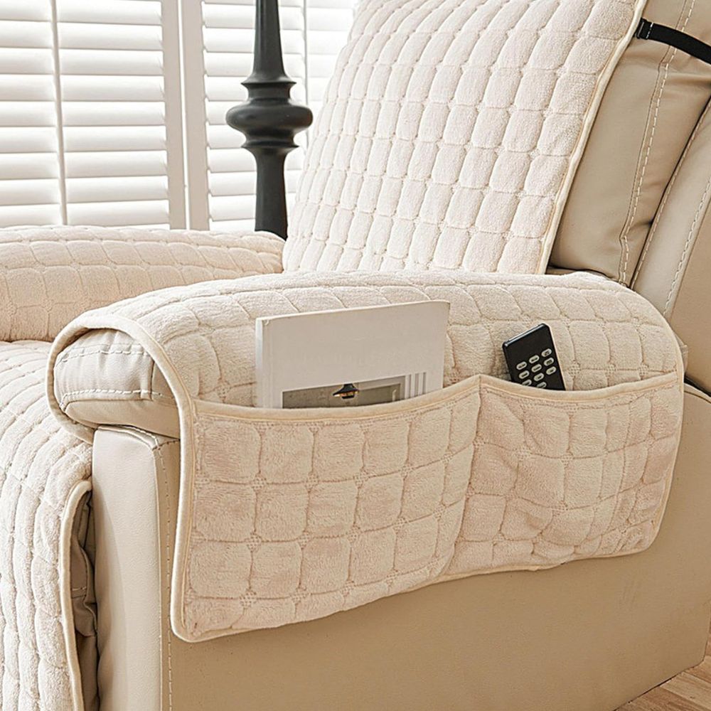 Housse de fauteuil relax matelassée à carreaux | Lavu Home