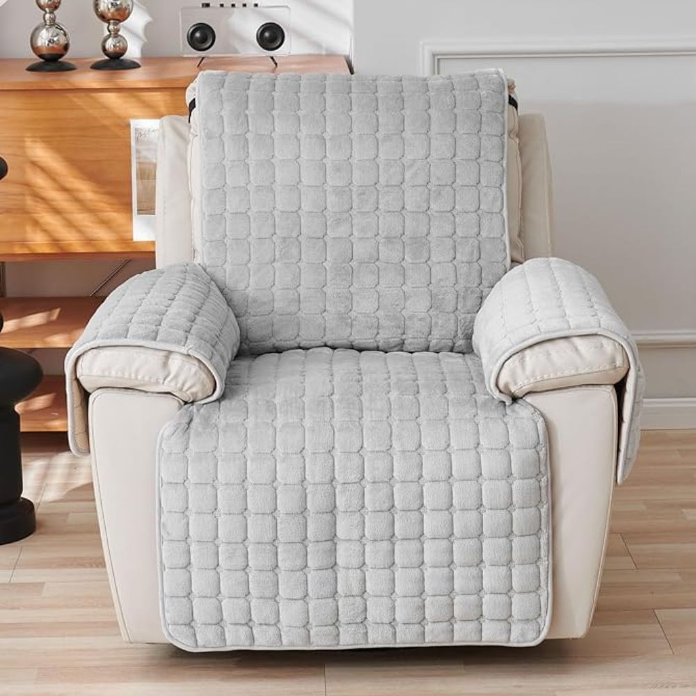 Housse de fauteuil relax matelassée à carreaux | Lavu Home