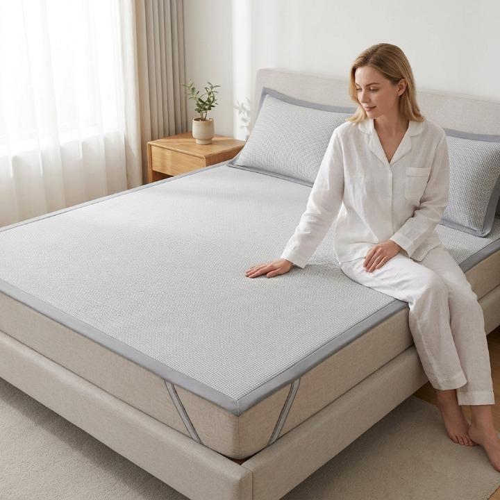 Lot de protège-matelas rafraîchissants, marron | Lavu Home