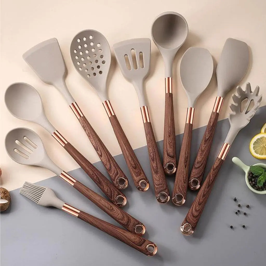 Lot d’ustensiles de cuisine en silicone | Lavu Home