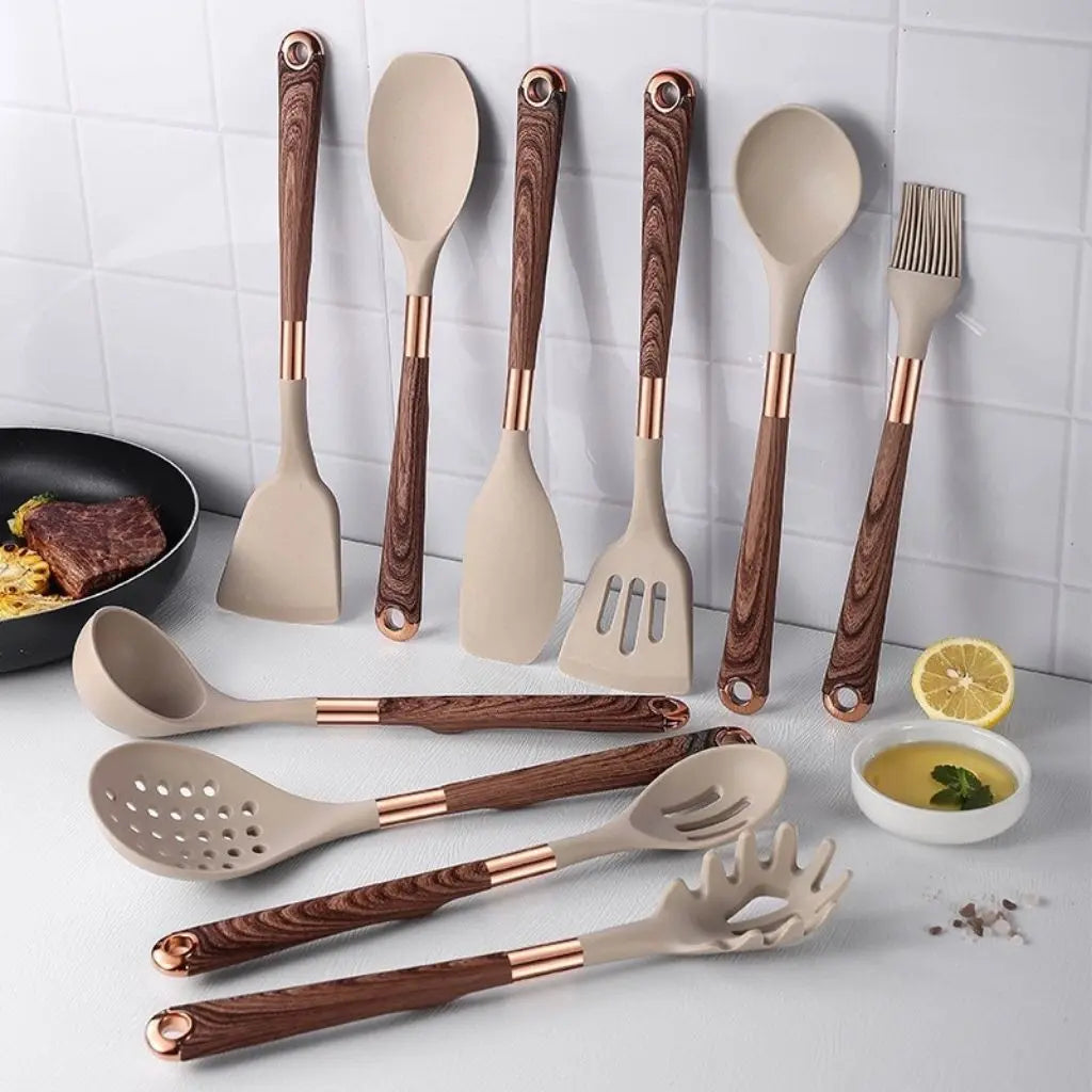 Lot d’ustensiles de cuisine en silicone | Lavu Home