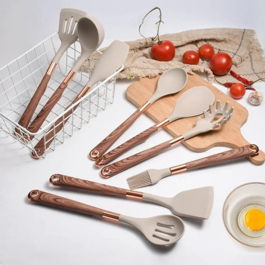 Lot d’ustensiles de cuisine en silicone | Lavu Home