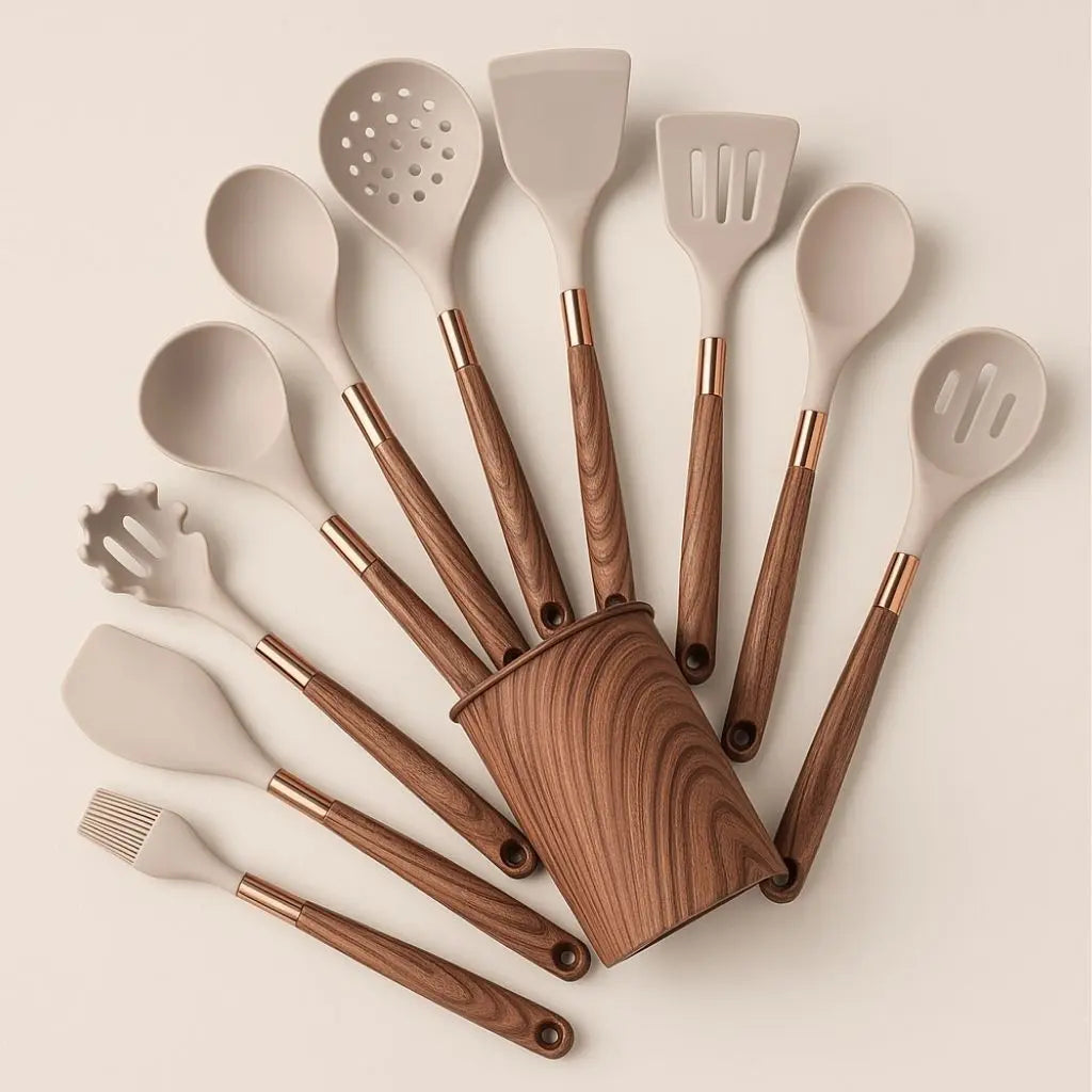 Lot d’ustensiles de cuisine en silicone | Lavu Home
