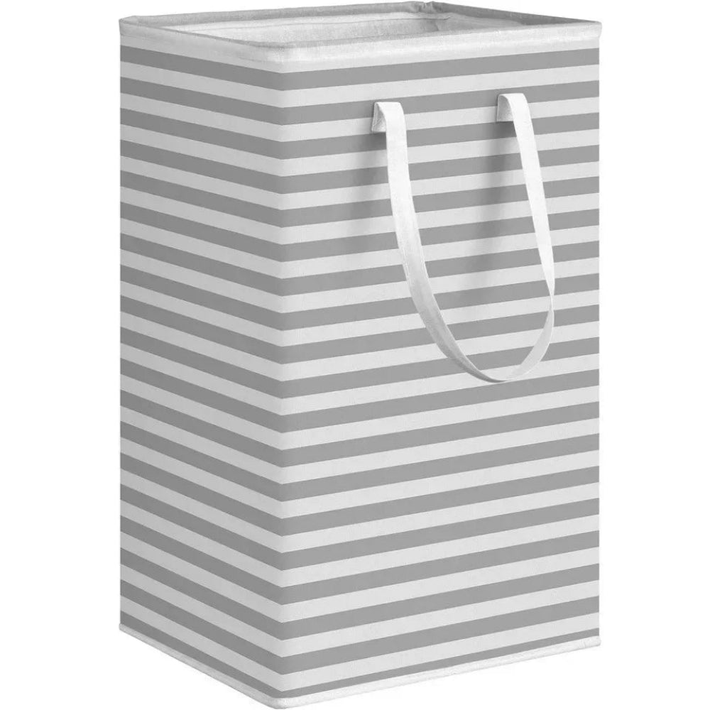 Panier à linge rectangulaire pliable, gris clair | Lavu Home
