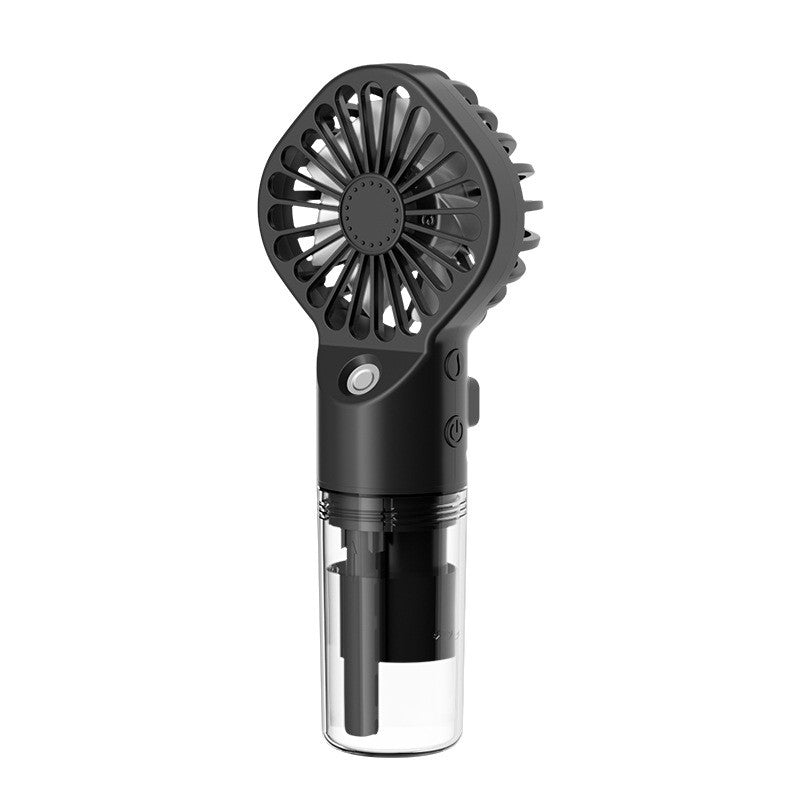 Ventilateur brumisateur portatif à main 4 vitesses ventilateur brumisateur à eau accessoire rafraîchissant d’été charge USB fournitures d’été mini ventilateur d’extérieur